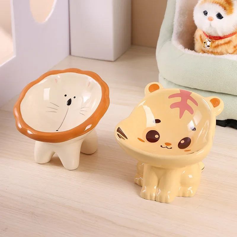 Bol Céramique Cartoon Mignon pour Chat et Chien