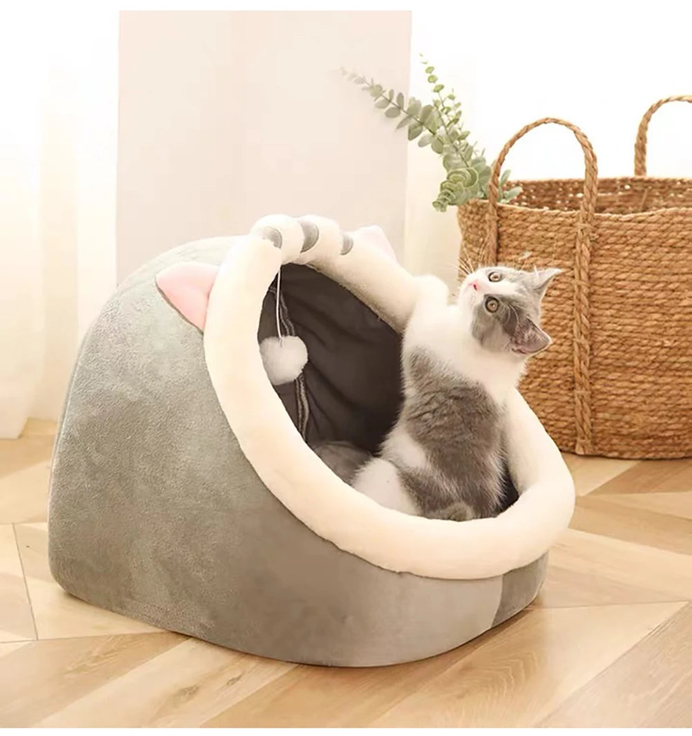 Lit Grotte pour Chat - Sommeil Profond