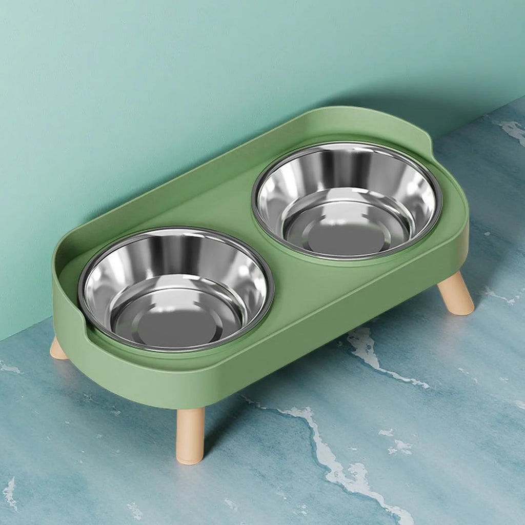 Gamelle Double Inox Colorée Surlevée