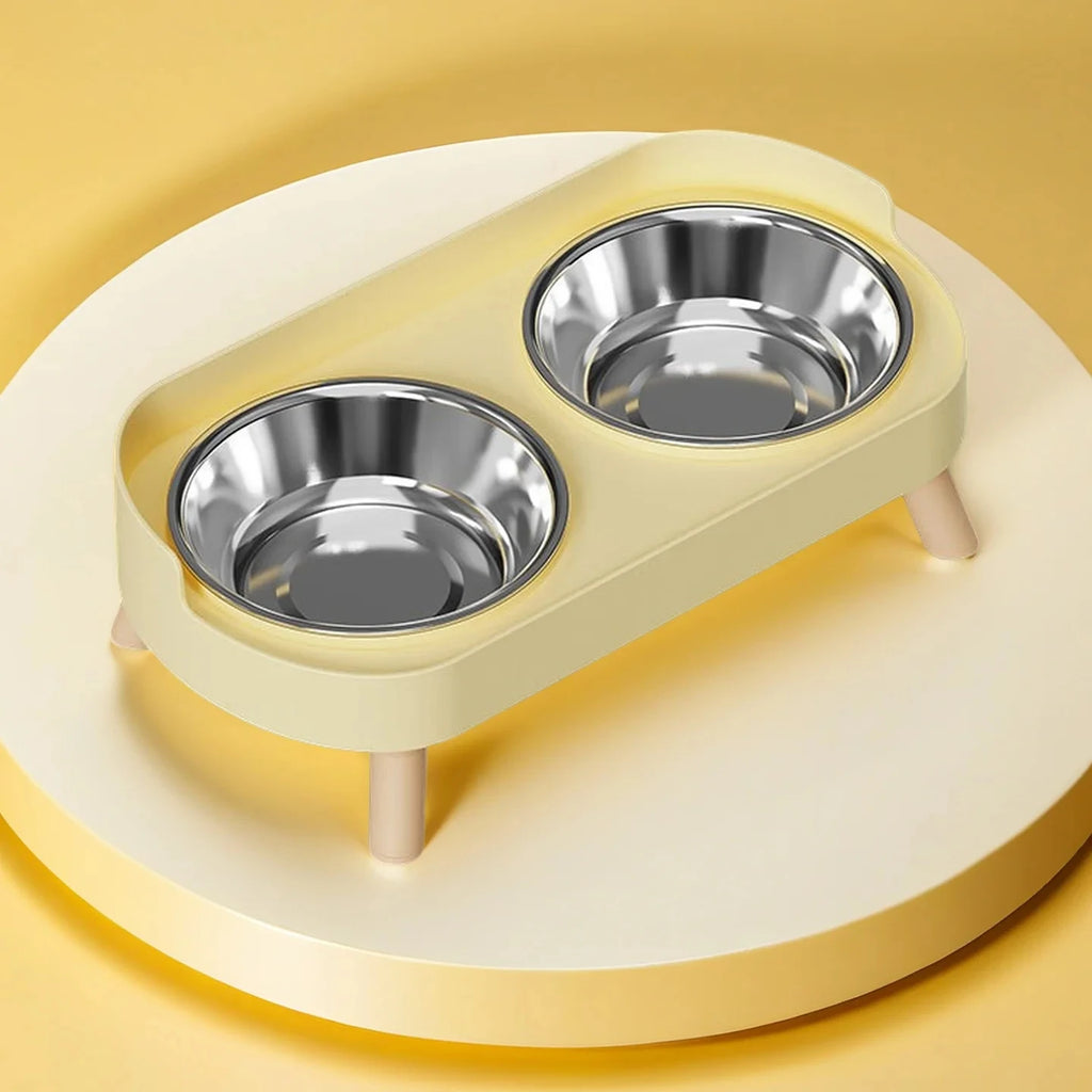 Gamelle Double Inox Colorée Surlevée