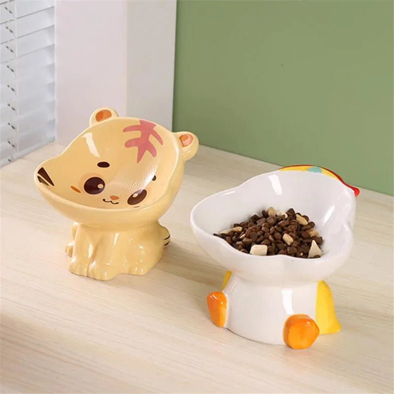 Bol Céramique Cartoon Mignon pour Chat et Chien