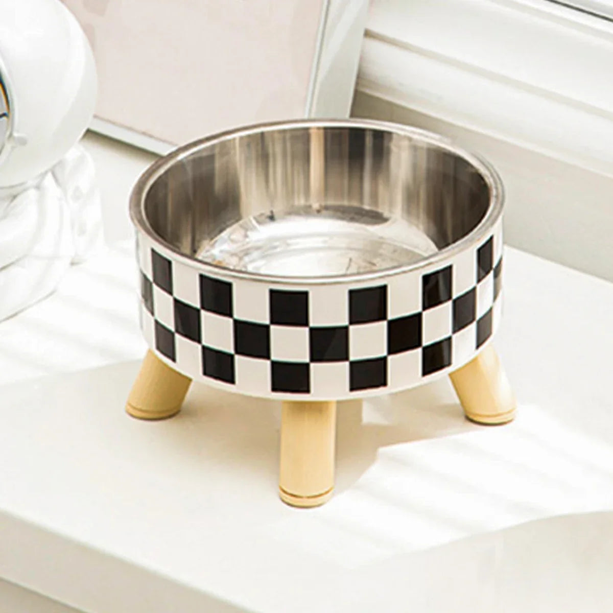 Gamelle Inox a pois pour Animaux