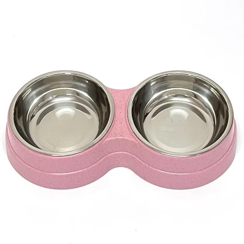 Double Gamelle Inox pour Chien et Chat