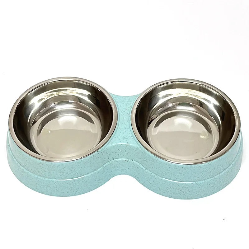Double Gamelle Inox pour Chien et Chat
