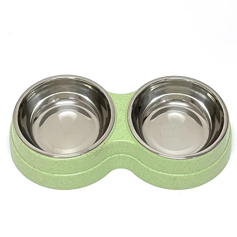 Double Gamelle Inox pour Chien et Chat