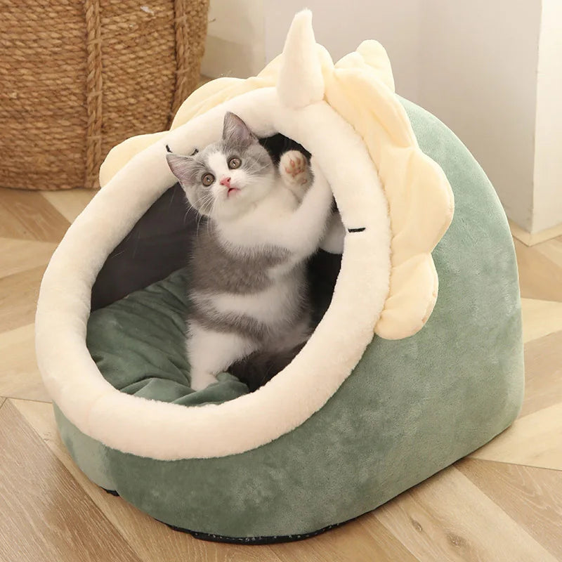 Lit Grotte pour Chat - Sommeil Profond