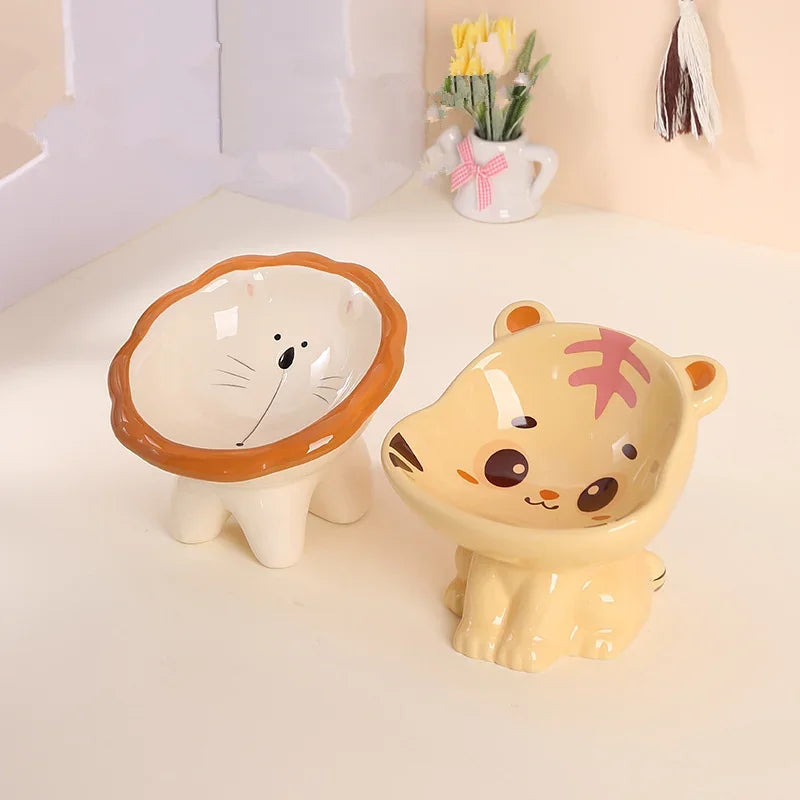 Bol Céramique Cartoon Mignon pour Chat et Chien