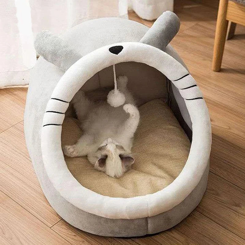 Lit Grotte pour Chat - Sommeil Profond