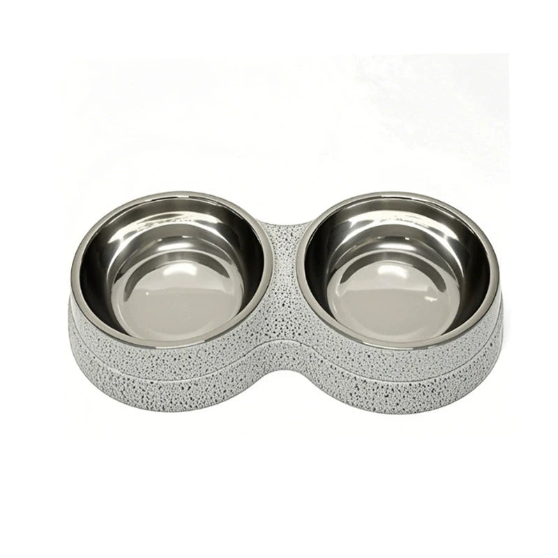 Double Gamelle Inox pour Chien et Chat